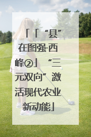 「“县”在图强·西峰②」“三元双向”激活现代农业新动能