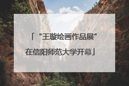“王璇绘画作品展”在信阳师范大学开幕