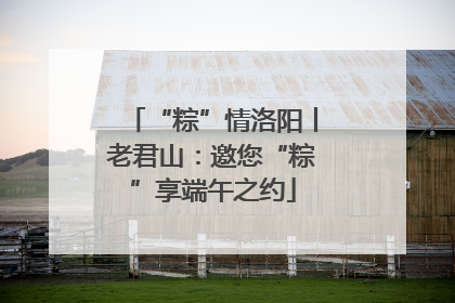 “粽”情洛阳丨老君山：邀您“粽”享端午之约