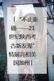 “不止秦俑——21世纪陕西考古新发现”特展亮相美国加州