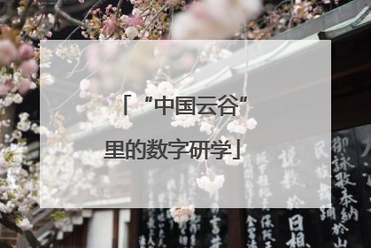 “中国云谷”里的数字研学