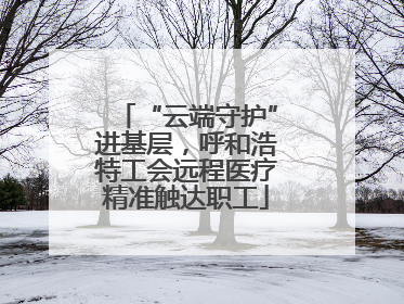 “云端守护”进基层，呼和浩特工会远程医疗精准触达职工