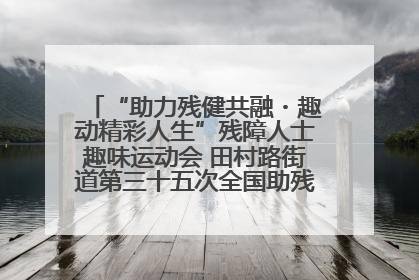 “助力残健共融・趣动精彩人生”残障人士趣味运动会 田村路街道第三十五次全国助残日主题活动圆满举办