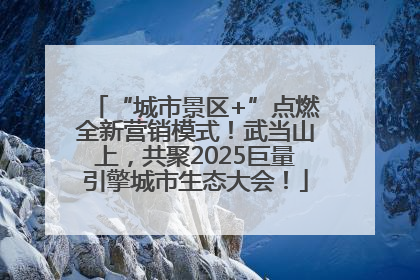 “城市景区+”点燃全新营销模式！武当山上，共聚2025巨量引擎城市生态大会！
