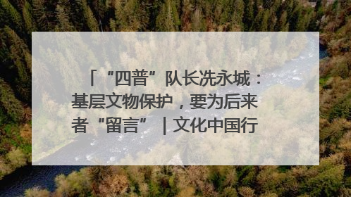 “四普”队长冼永城：基层文物保护，要为后来者“留言”｜文化中国行·我在广东找文物