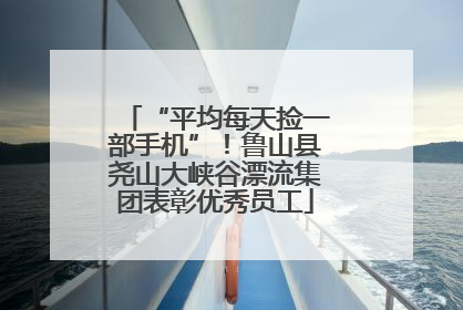 “平均每天捡一部手机”！鲁山县尧山大峡谷漂流集团表彰优秀员工
