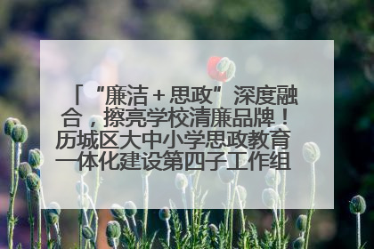 “廉洁＋思政”深度融合，擦亮学校清廉品牌！历城区大中小学思政教育一体化建设第四子工作组举行共建活动