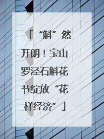 “斛”然开朗！宝山罗泾石斛花节绽放“花样经济”