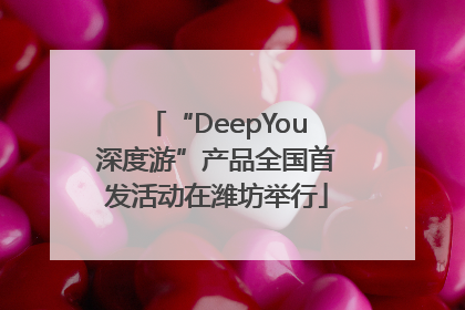 “DeepYou深度游”产品全国首发活动在潍坊举行