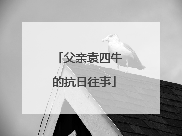 父亲袁四牛的抗日往事