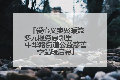 爱心义卖聚暖流 多元服务惠邻里——中华路街道公益慈善季温暖启幕