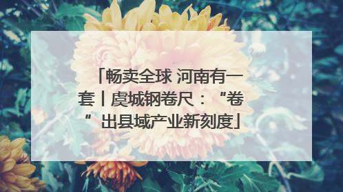 畅卖全球 河南有一套丨虞城钢卷尺：“卷”出县域产业新刻度