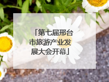 第七届邢台市旅游产业发展大会开幕