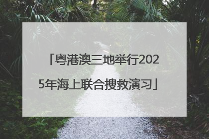 粤港澳三地举行2025年海上联合搜救演习