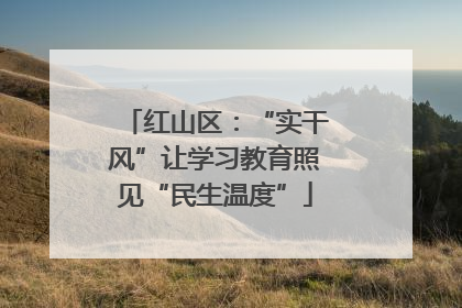 红山区：“实干风”让学习教育照见“民生温度”