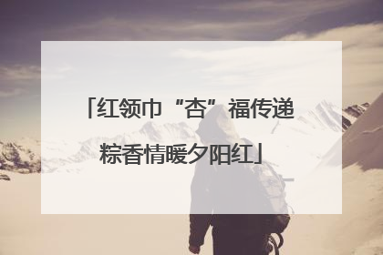 红领巾“杏”福传递 粽香情暖夕阳红