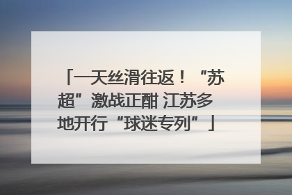 一天丝滑往返！“苏超”激战正酣 江苏多地开行“球迷专列”
