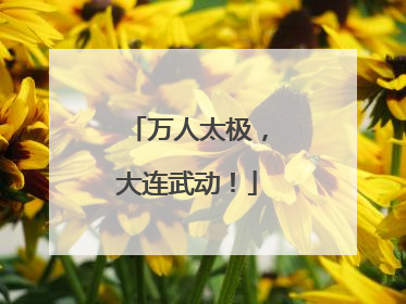 万人太极，大连武动！