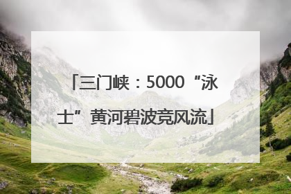 三门峡：5000“泳士”黄河碧波竞风流