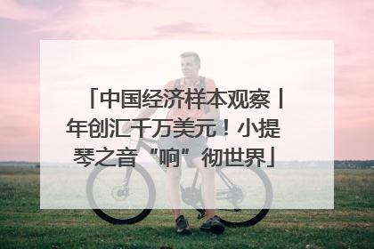 中国经济样本观察丨年创汇千万美元！小提琴之音“响”彻世界