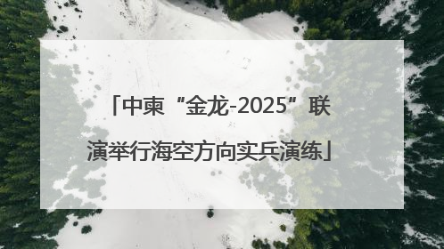 中柬“金龙-2025”联演举行海空方向实兵演练