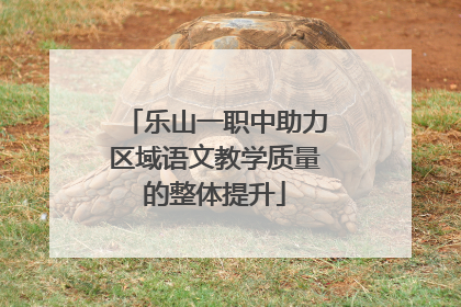 乐山一职中助力区域语文教学质量的整体提升