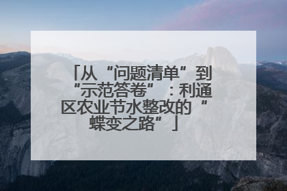 从“问题清单”到“示范答卷”：利通区农业节水整改的“蝶变之路”