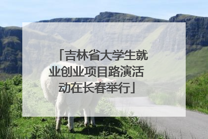 吉林省大学生就业创业项目路演活动在长春举行