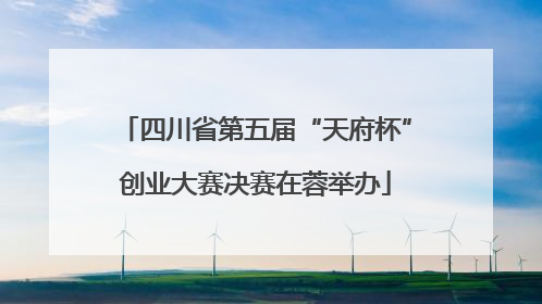 四川省第五届“天府杯”创业大赛决赛在蓉举办