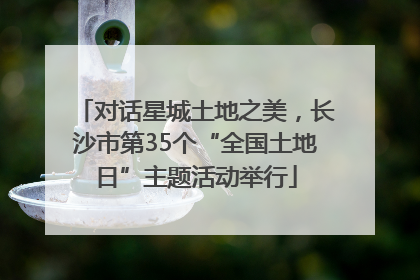 对话星城土地之美，长沙市第35个“全国土地日”主题活动举行