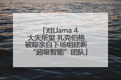 对Llama 4大失所望 扎克伯格被曝亲自下场组建新“超级智能”团队