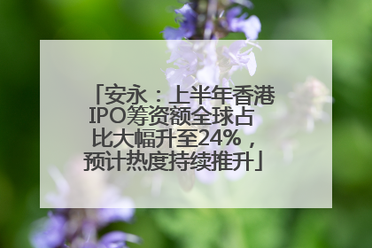 安永：上半年香港IPO筹资额全球占比大幅升至24%，预计热度持续推升