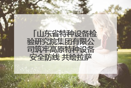 山东省特种设备检验研究院集团有限公司筑牢高原特种设备安全防线 共绘拉萨美好生活画卷