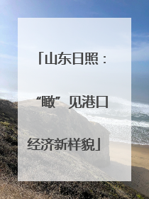 山东日照：“瞰”见港口经济新样貌