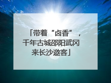 带着“卤香”，千年古城邵阳武冈来长沙邀客