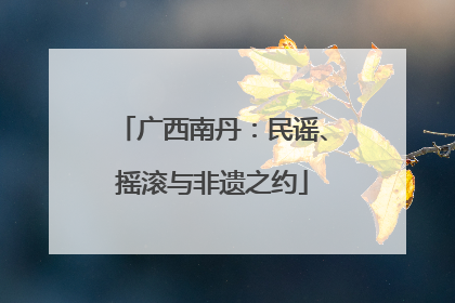 广西南丹：民谣、摇滚与非遗之约
