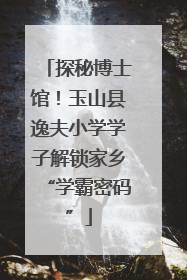 探秘博士馆！玉山县逸夫小学学子解锁家乡“学霸密码”