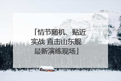 情节随机、贴近实战 直击山东舰最新演练现场