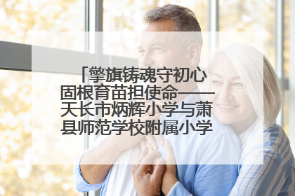 擎旗铸魂守初心 固根育苗担使命——天长市炳辉小学与萧县师范学校附属小学结对共建活动纪实