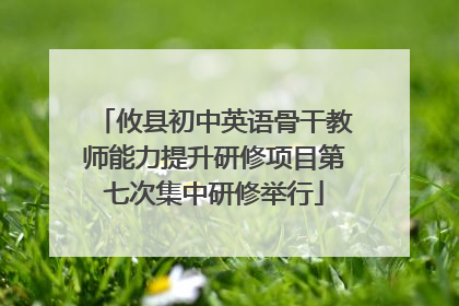 攸县初中英语骨干教师能力提升研修项目第七次集中研修举行