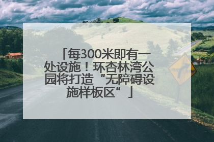 每300米即有一处设施！环杏林湾公园将打造“无障碍设施样板区”