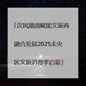 汉风潮涌赋能文旅商融合发展2025未央区文旅消费季启幕