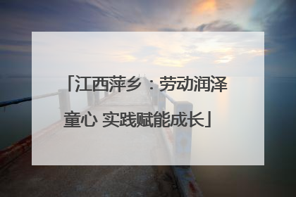 江西萍乡：劳动润泽童心 实践赋能成长