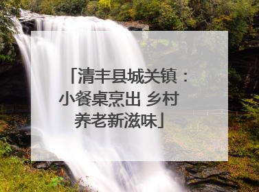 清丰县城关镇：小餐桌烹出 乡村养老新滋味