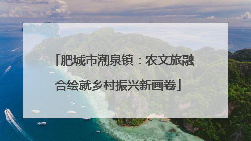 肥城市潮泉镇：农文旅融合绘就乡村振兴新画卷