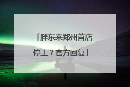 胖东来郑州首店停工？官方回复