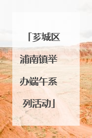 芗城区浦南镇举办端午系列活动