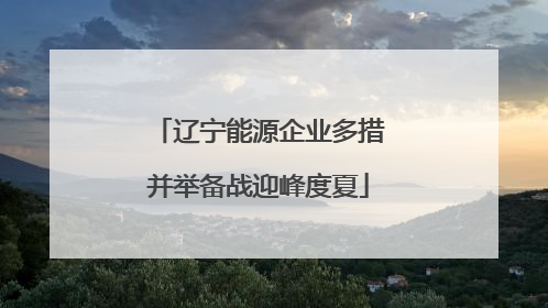 辽宁能源企业多措并举备战迎峰度夏