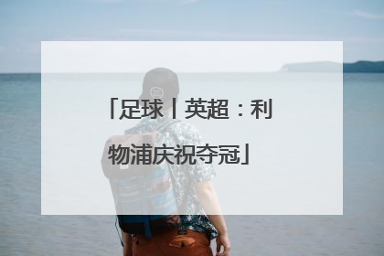 足球丨英超：利物浦庆祝夺冠