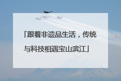 跟着非遗品生活，传统与科技相遇宝山滨江